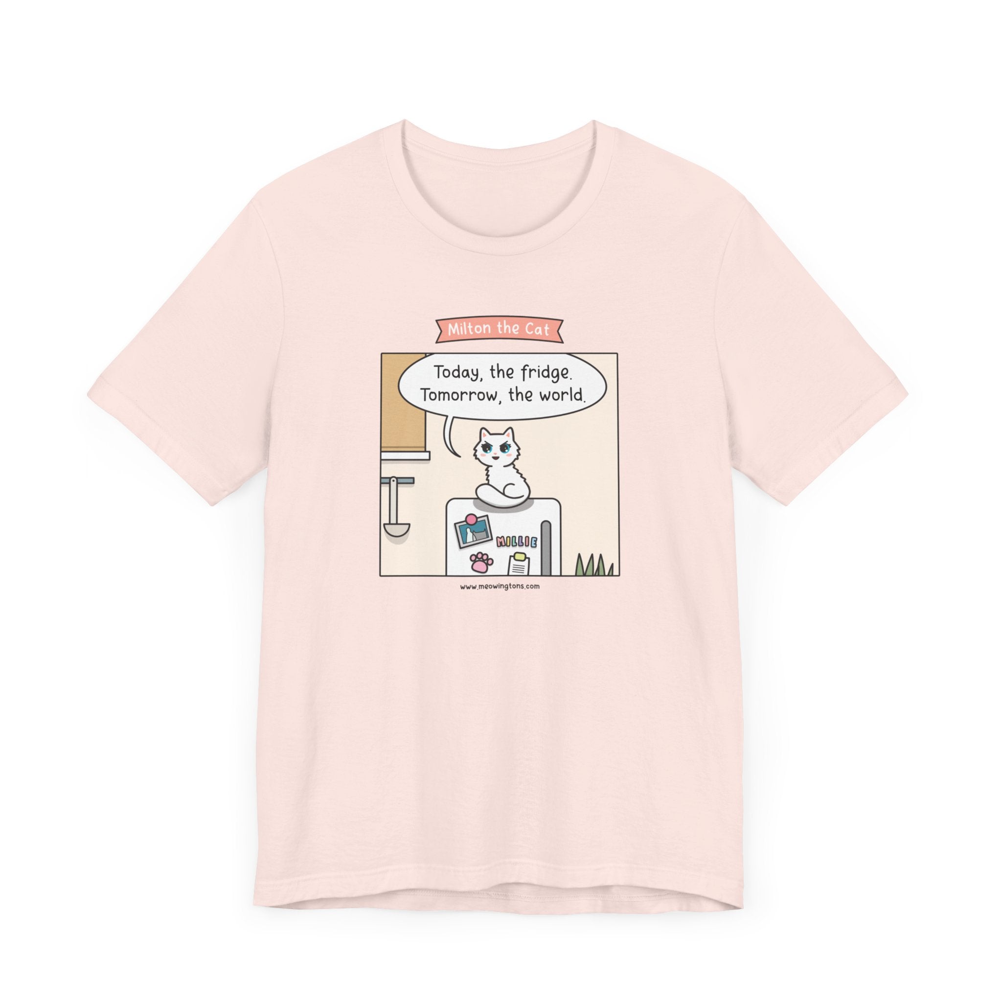 World Domination Cat Comic T-Shirt